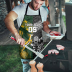 Custom Rugby New Zealand South Africa Apron Maori Tiki Springboks Together