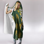 Custom Rugby New Zealand South Africa Hooded Blanket Maori Tiki Springboks Together