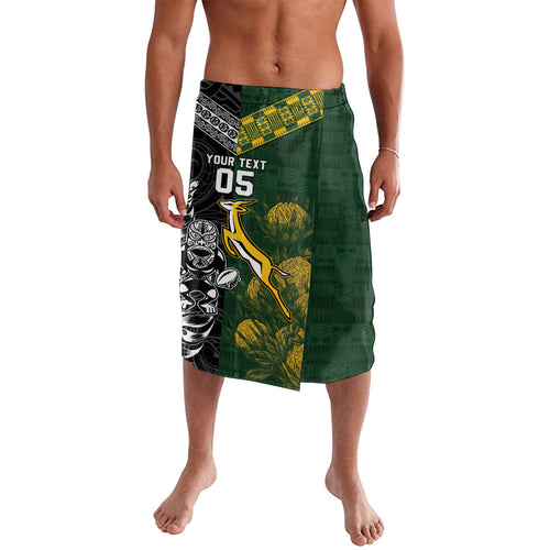 Custom Rugby New Zealand South Africa Lavalava Maori Tiki Springboks Together