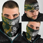 Custom Rugby New Zealand South Africa Neck Gaiter Maori Tiki Springboks Together
