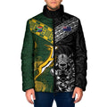 Custom Rugby New Zealand South Africa Padded Jacket Maori Tiki Springboks Together