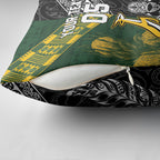 Custom Rugby New Zealand South Africa Pillow Cover Maori Tiki Springboks Together