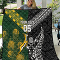 Custom Rugby New Zealand South Africa Quilt Maori Tiki Springboks Together