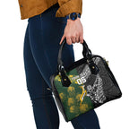 Custom Rugby New Zealand South Africa Shoulder Handbag Maori Tiki Springboks Together