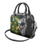 Custom Rugby New Zealand South Africa Shoulder Handbag Maori Tiki Springboks Together