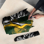 Custom Rugby New Zealand South Africa Umbrella Maori Tiki Springboks Together