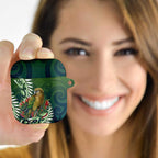 New Zealand Kea Bird AirPods Case With Maori Koru Fern - Aussie Hoodie