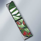 New Zealand Kea Bird Auto Sun Shade With Maori Koru Fern - Aussie Hoodie