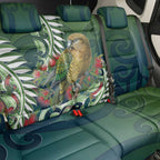 New Zealand Kea Bird Back Car Seat Cover With Maori Koru Fern - Aussie Hoodie