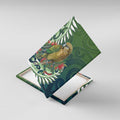 New Zealand Kea Bird Canvas Wall Art With Maori Koru Fern - Aussie Hoodie