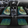 New Zealand Kea Bird Car Mats With Maori Koru Fern - Aussie Hoodie
