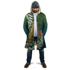 New Zealand Kea Bird Cloak With Maori Koru Fern - Aussie Hoodie