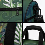 New Zealand Kea Bird Duffle Bag With Maori Koru Fern