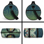 New Zealand Kea Bird Duffle Bag With Maori Koru Fern