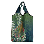 New Zealand Kea Bird Grocery Bag With Maori Koru Fern - Aussie Hoodie