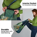 New Zealand Kea Bird Grocery Bag With Maori Koru Fern - Aussie Hoodie