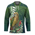 New Zealand Kea Bird Hockey Jersey With Maori Koru Fern - Aussie Hoodie