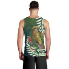 New Zealand Kea Bird Men Tank Top With Maori Koru Fern - Aussie Hoodie