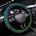 New Zealand Kea Bird Steering Wheel Cover With Maori Koru Fern - Aussie Hoodie