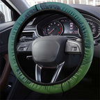 New Zealand Kea Bird Steering Wheel Cover With Maori Koru Fern - Aussie Hoodie