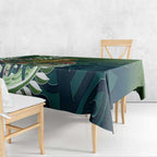 New Zealand Kea Bird Tablecloth With Maori Koru Fern - Aussie Hoodie