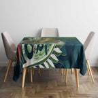 New Zealand Kea Bird Tablecloth With Maori Koru Fern - Aussie Hoodie