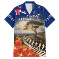 New Zealand ANZAC Day Hawaiian Shirt The Lonesome Pine With Soldier Fern