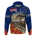 New Zealand ANZAC Day Hoodie The Lonesome Pine With Soldier Fern