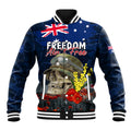 Australia ANZAC Day Baseball Jacket Freedom Ain't Free