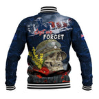 Australia ANZAC Day Baseball Jacket Freedom Ain't Free