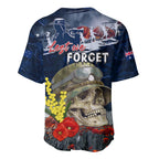 Australia ANZAC Day Baseball Jersey Freedom Ain't Free