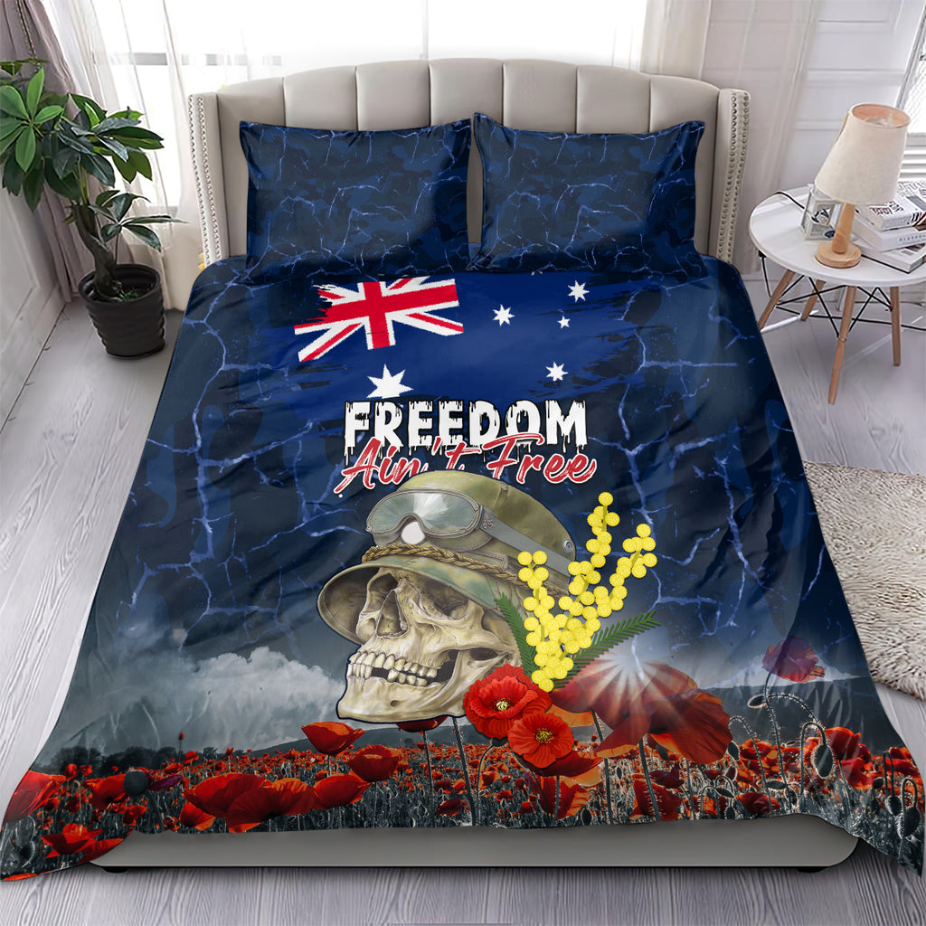 Australia ANZAC Day Bedding Set Freedom Ain't Free