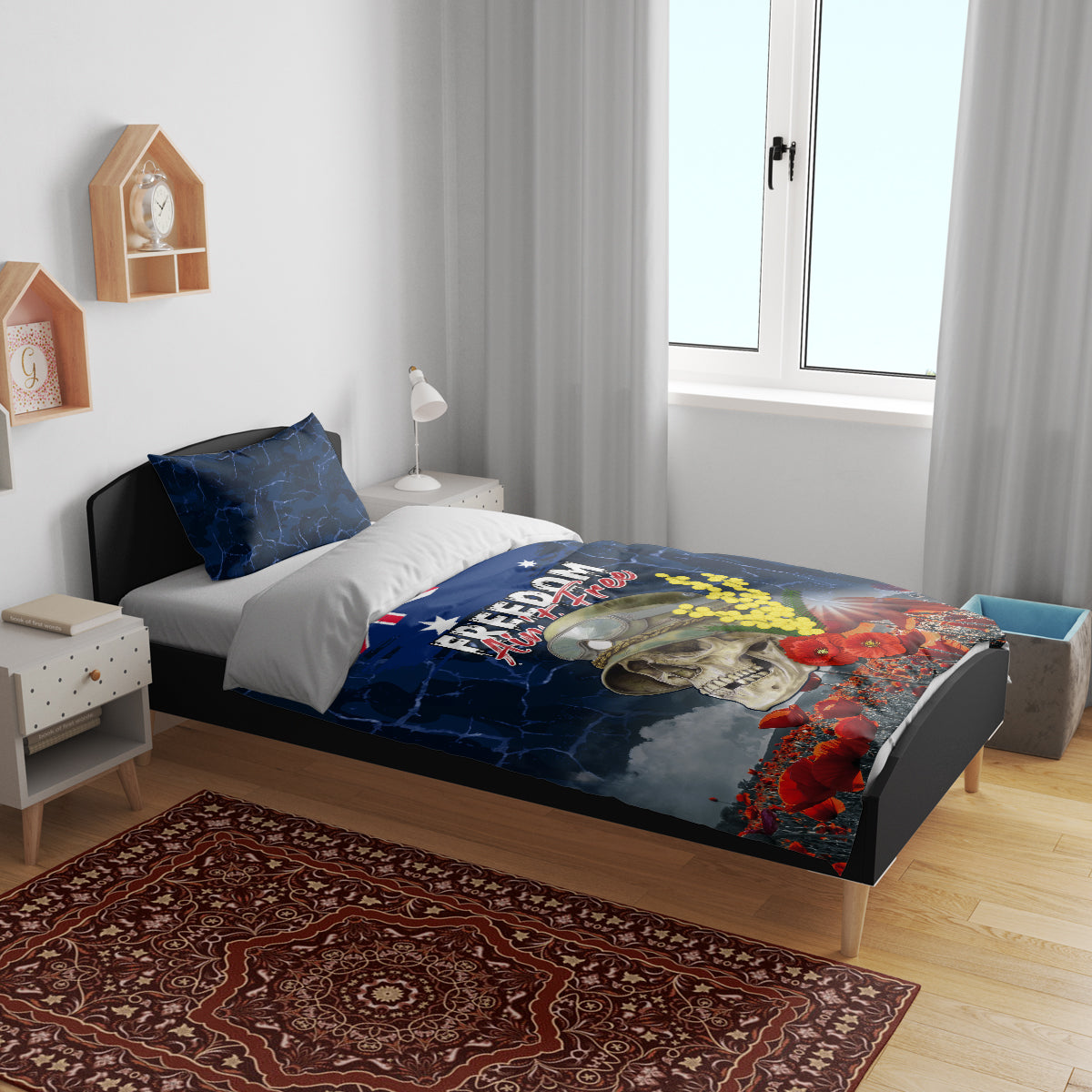 Australia ANZAC Day Bedding Set Freedom Ain't Free