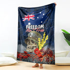 Australia ANZAC Day Blanket Freedom Ain't Free