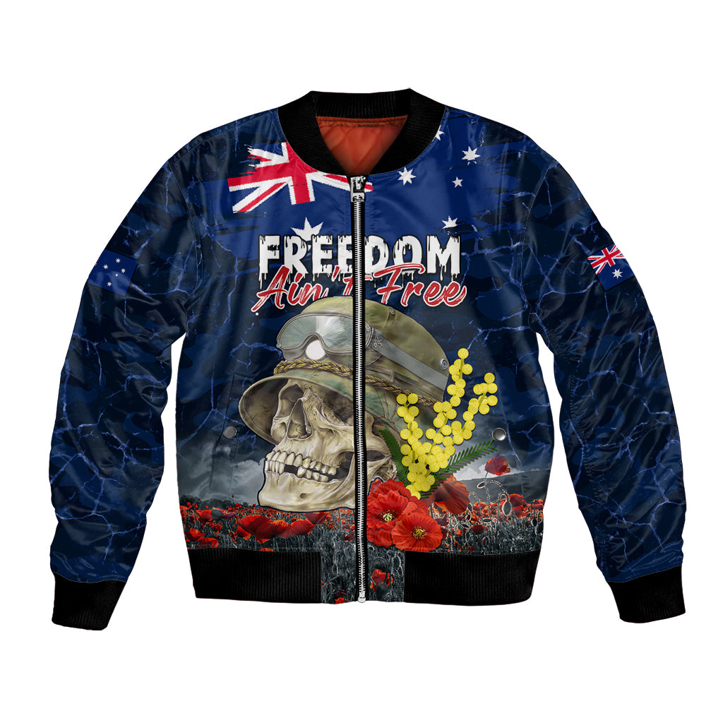 Australia ANZAC Day Bomber Jacket Freedom Ain't Free