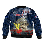 Australia ANZAC Day Bomber Jacket Freedom Ain't Free