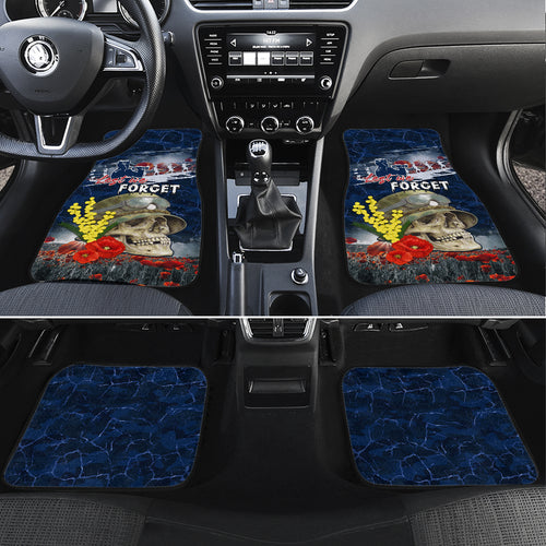 Australia ANZAC Day Car Mats Freedom Ain't Free