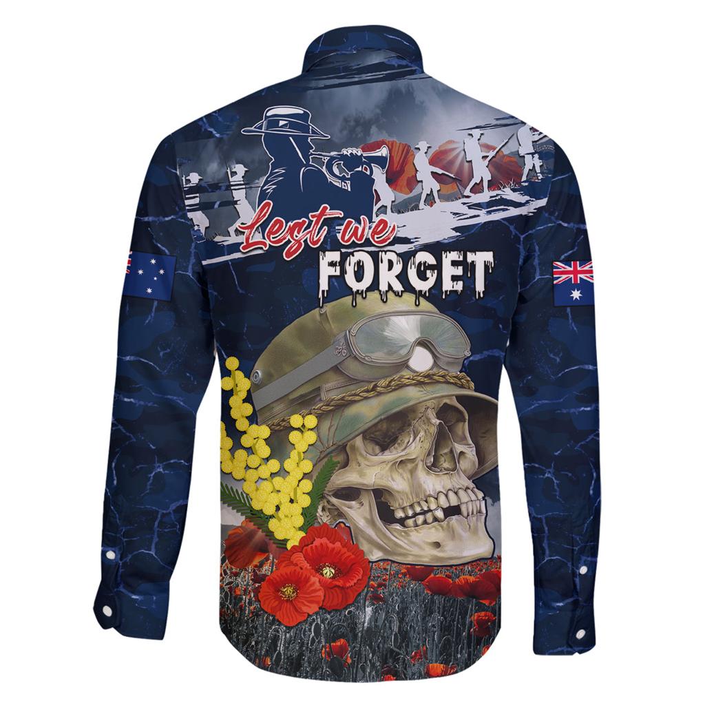 Australia ANZAC Day Family Matching Long Sleeve Bodycon Dress and Hawaiian Shirt Freedom Ain't Free