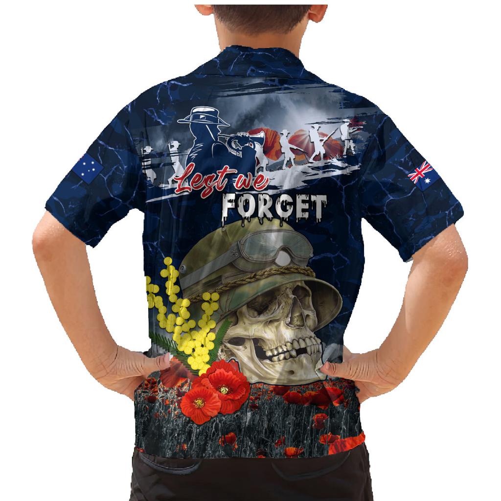 Australia ANZAC Day Family Matching Mermaid Dress and Hawaiian Shirt Freedom Ain't Free