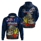 Australia ANZAC Day Hoodie Freedom Ain't Free
