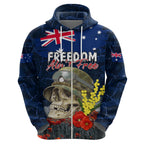 Australia ANZAC Day Hoodie Freedom Ain't Free