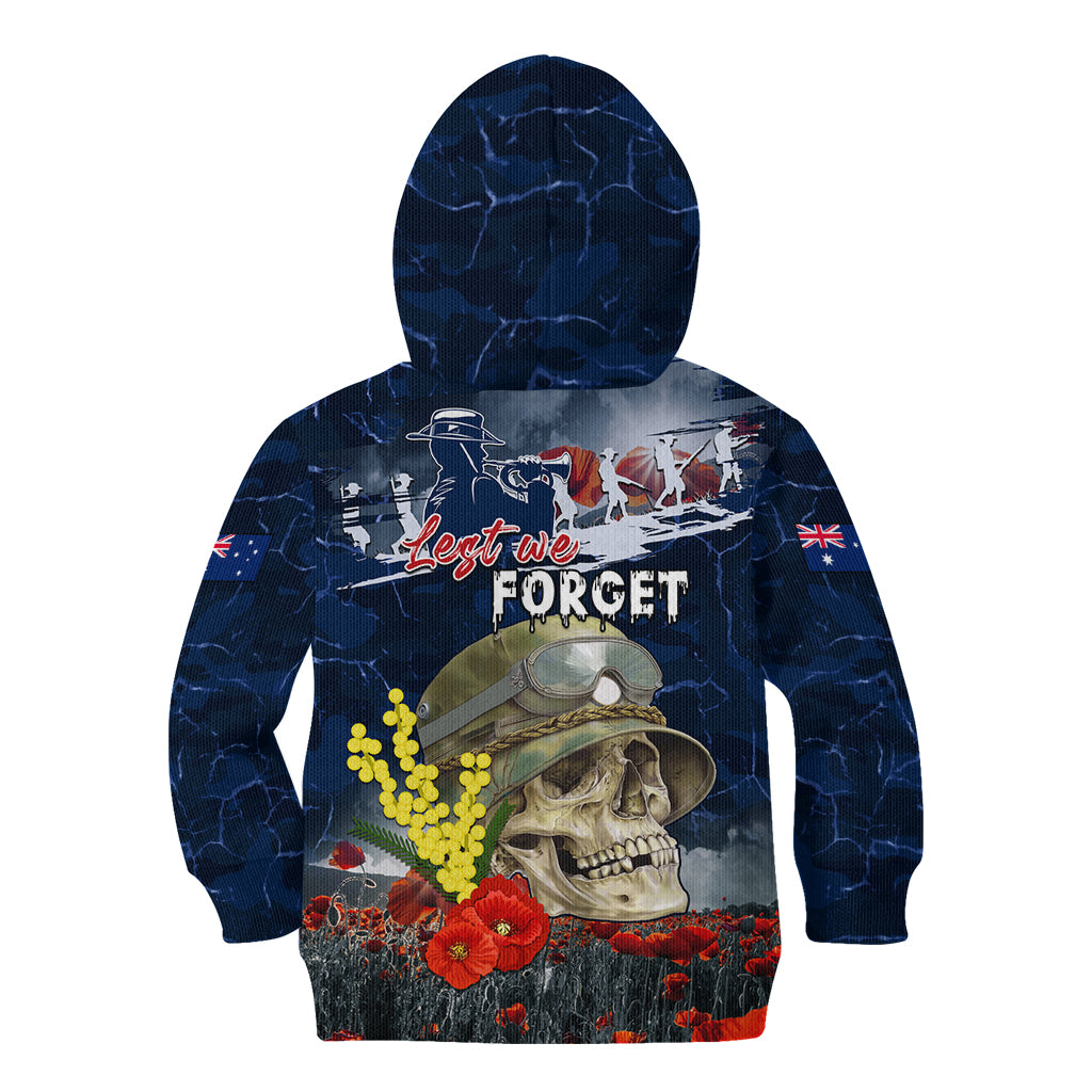 Australia ANZAC Day Kid Hoodie Freedom Ain't Free