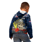 Australia ANZAC Day Kid Hoodie Freedom Ain't Free