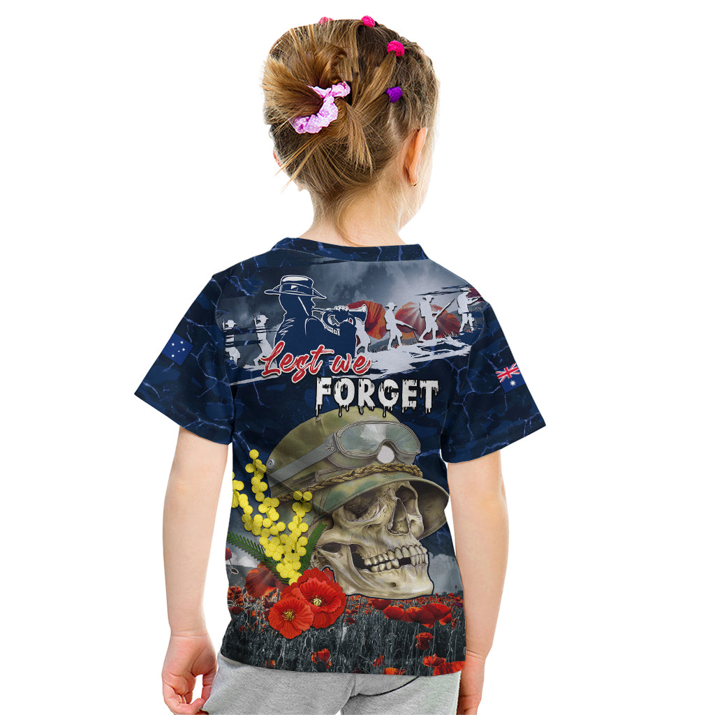 Australia ANZAC Day Kid T Shirt Freedom Ain't Free