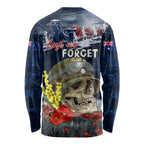 Australia ANZAC Day Long Sleeve Shirt Freedom Ain't Free