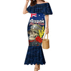 Australia ANZAC Day Mermaid Dress Freedom Ain't Free