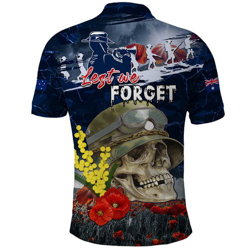 Australia ANZAC Day Polo Shirt Freedom Ain't Free