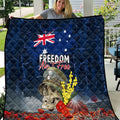 Australia ANZAC Day Quilt Freedom Ain't Free