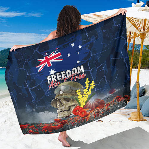 Australia ANZAC Day Sarong Freedom Ain't Free