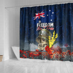 Australia ANZAC Day Shower Curtain Freedom Ain't Free
